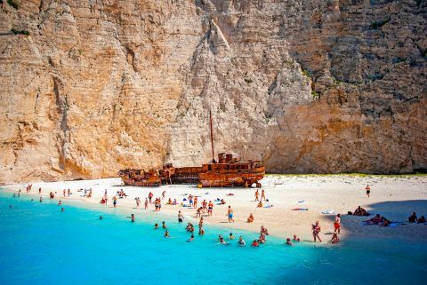 Cruise to Shipwreck and Blue Caves 1