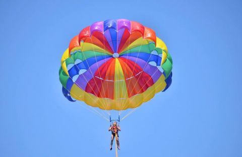 Parasailing in Corfu 1
